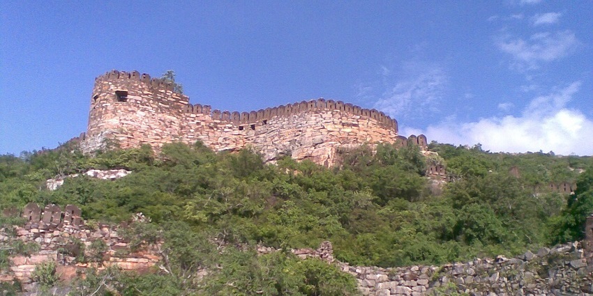 Ruins of Udayagiri Fort in Andhra Pradesh, an ancient structure with historical significance and scenic views