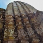 An image of the exterior of the Varaha Temple, showcasing the beautiful walls of the temple.