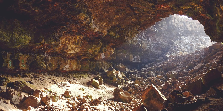 Undavalli Cave Temple is a unique Indian rock architecture with intricate carvings inside.