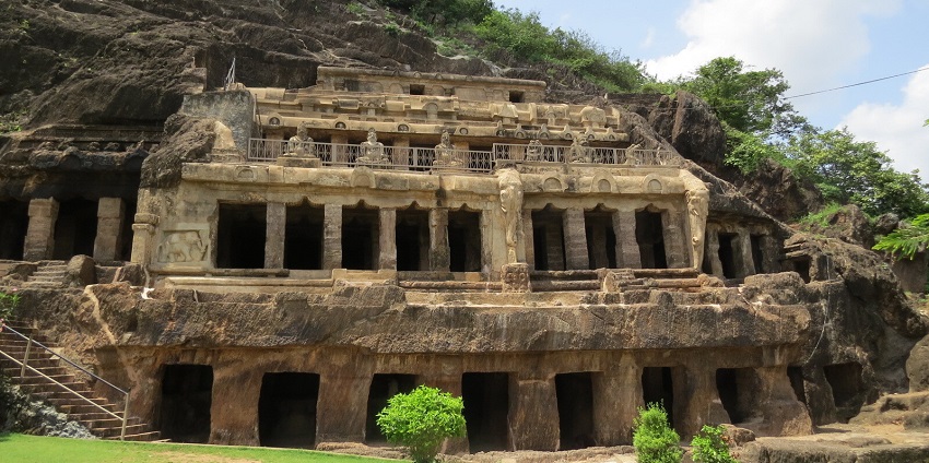 Undavalli Caves is one of the most historical places to visit around Kondapalli Trekking.