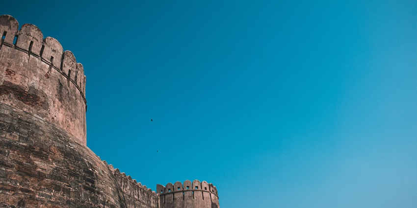 A glimpse of the towering Uparkot Fort exuding historical significance and rustic charm.