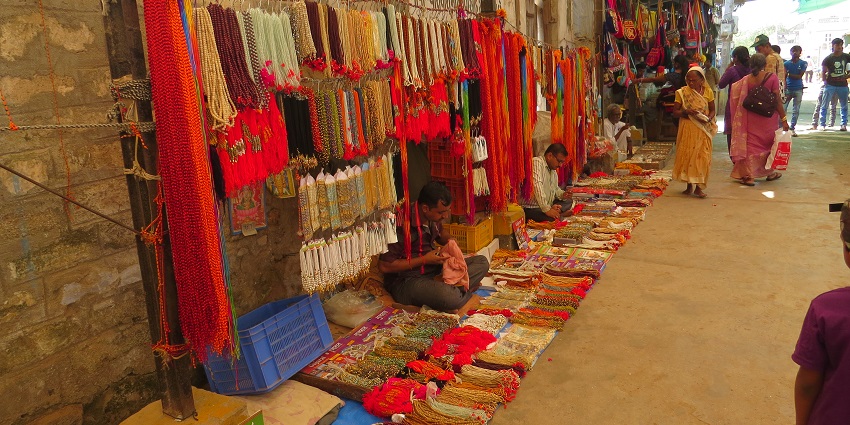 Vibrant markets of the Upleta village showcasing the local lifestyle.