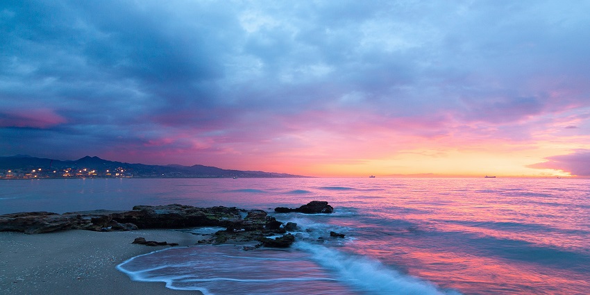 A scenic view of the serene waters where you can experience bioluminescent beach walk.