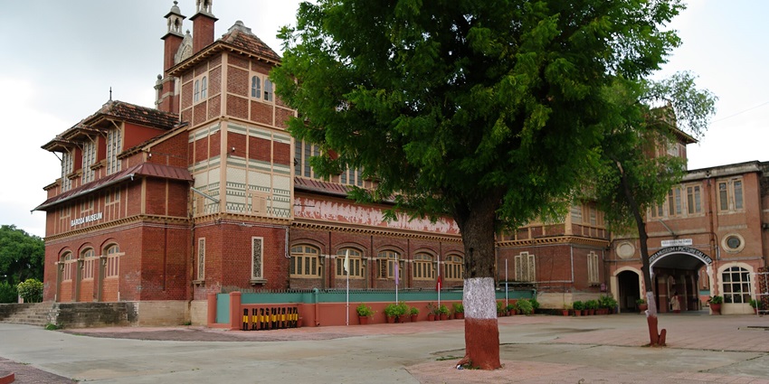 Vadodara Museum exhibits global artefacts, Mughal miniatures, and European paintings.