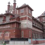 The Vadodara museum features modern architectural design.