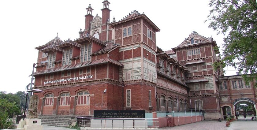 The Vadodara museum features modern architectural design.