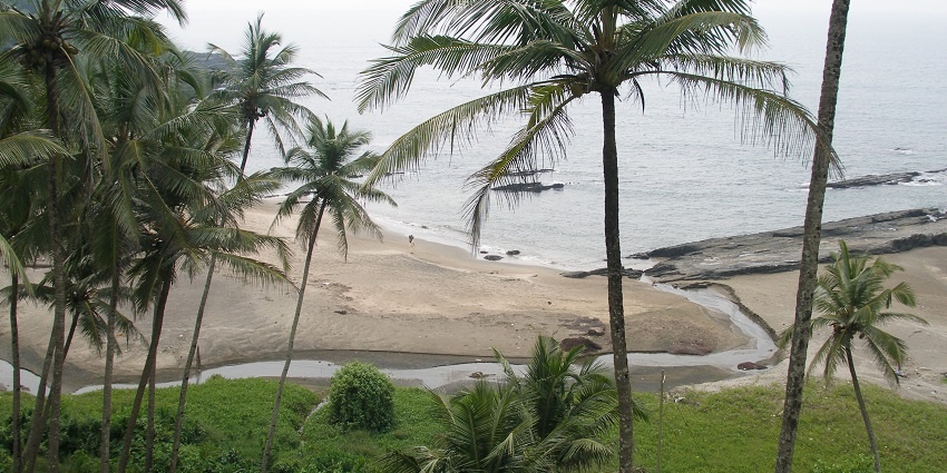 Vagator Beach is one of the best places to go in Goa in December with a vibrant nightlife