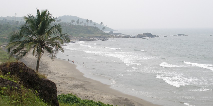 Vagator's quaint landscape makes it one of the best beaches in Goa for foreigners.