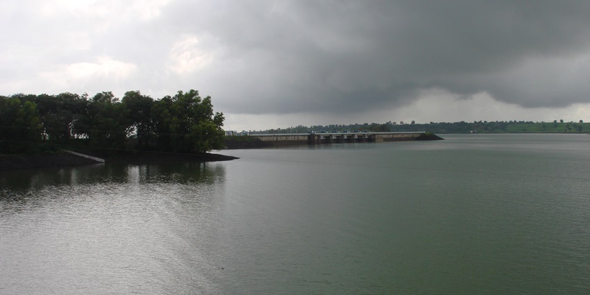 A stunning image of the serene views of the Upper Vaitarna Lake of the Vaitarna Dam