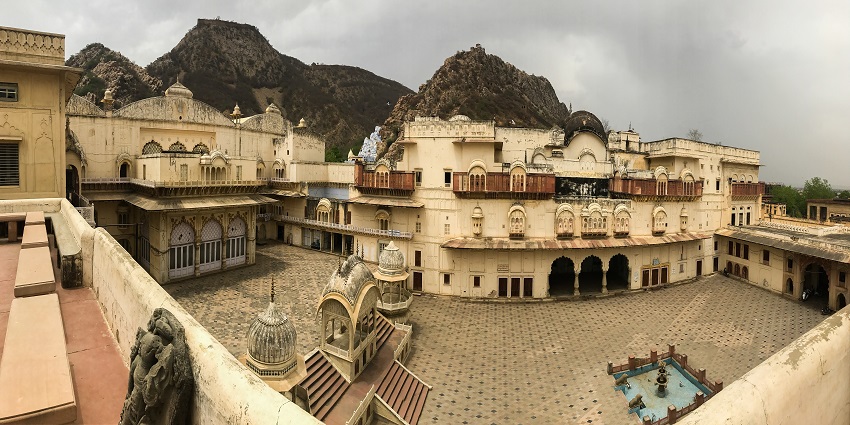 The beautiful Alwar palace inner view, a royal grandeur attraction near Neemrana.