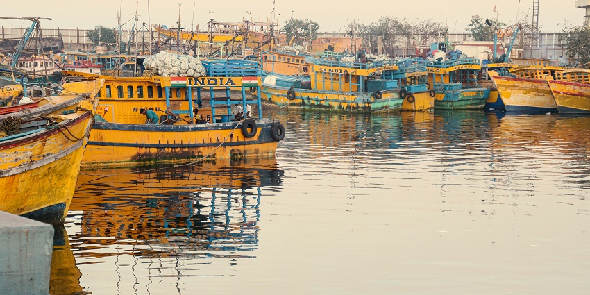 Visakhapatnam Port is one of the places to visit in Vizag with family with a guided tour.