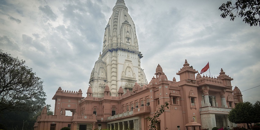 The view of the temple featuring exquisite architectural design that is dedicated to Lord Shiva