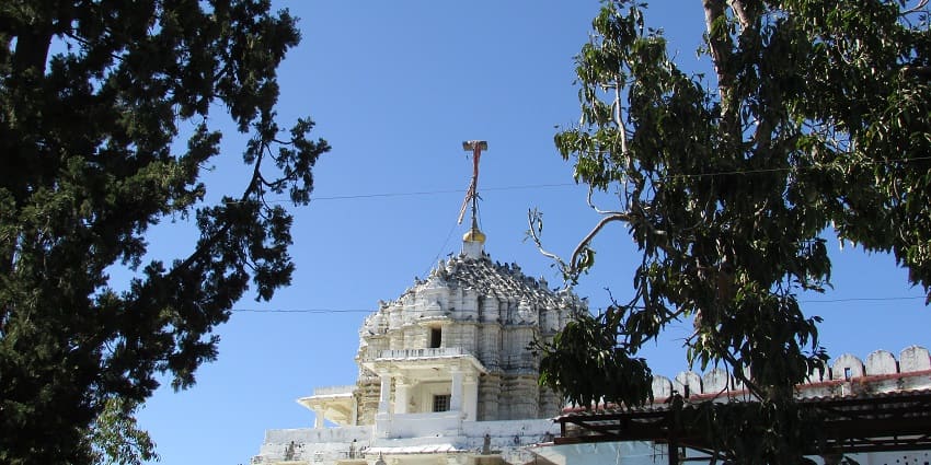 Picture of Dilwara Temples in Mount Abu, known for their exquisite marble carvings