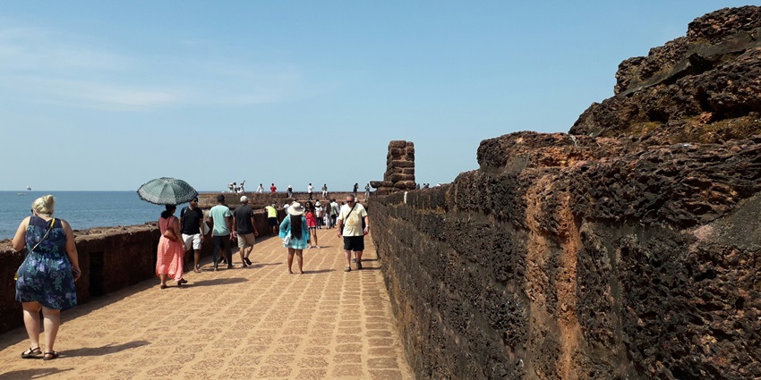 Explore the stunning architecture of Fort Aguada - one of the things to do in Goa.