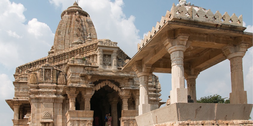 Kalika Mata Temple in Chittorgarh, an ancient site known for its spiritual and historical significance.