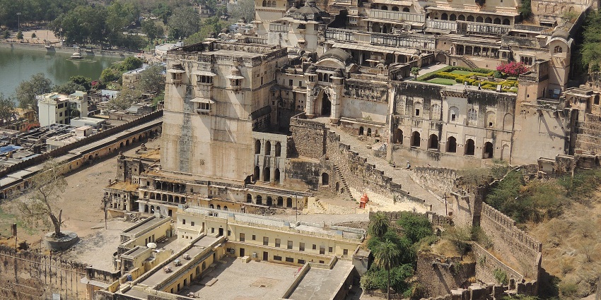 View the Taragarh Fort, one of the best things to do in Bundi, on the hillside in Bundi.