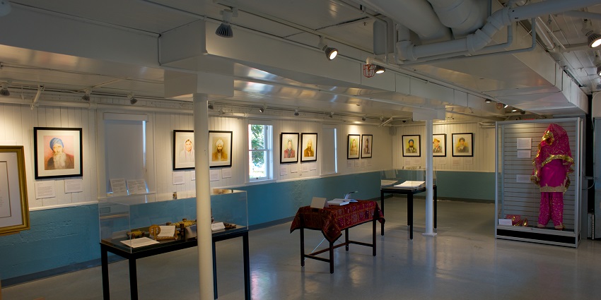 Snapshot from the inside of a Museum having collection of Sikh history and imaginary in the Temple