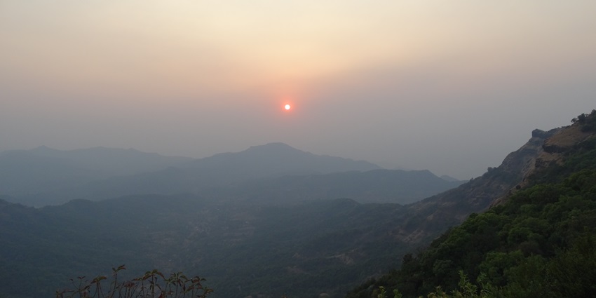 Witnessing Sunset Point, with a vibrant sunset, is one of the best things to do in Matheran.