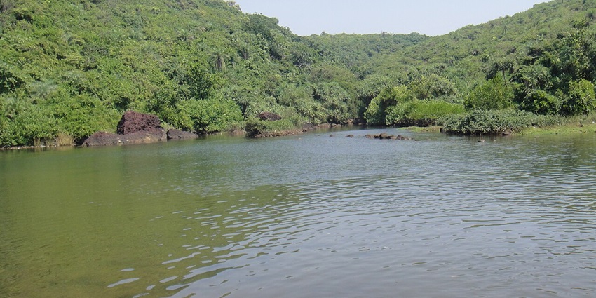 Witnessing the serene Sweet Water Lake is one of the things to do in Arambol in Goa.