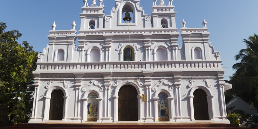 An image of Our Lady of Mount Carmel Church, on the list of best things to do in Arambol