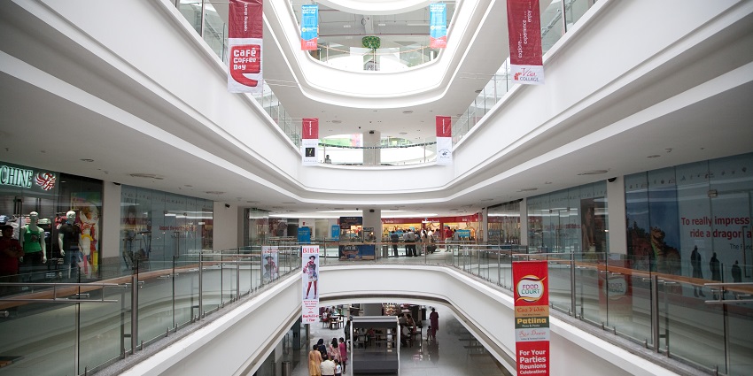 An image of shoppers, enjoying retail therapy at Viva Collage Mall, shopping in Jalandhar.