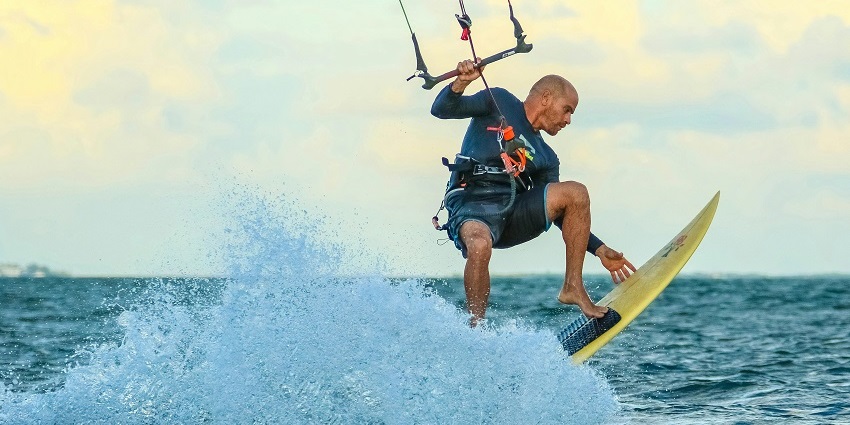 Wakeboarding is one of the exciting Bentota water sports that involves training sessions.