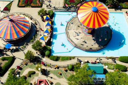 A bird’s eye view of the famous tourist attraction, a leisure hub in Chhattisgarh.