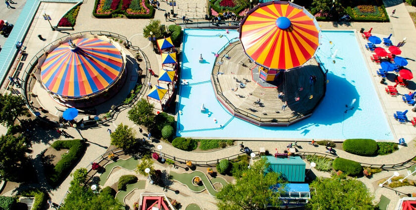 A bird’s eye view of the famous tourist attraction, a leisure hub in Chhattisgarh.