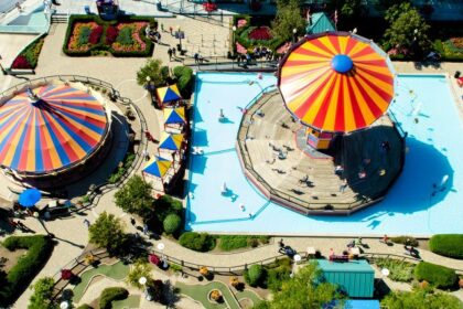 One of the water parks in Rajasthan, covering a large area, with the best amenities.