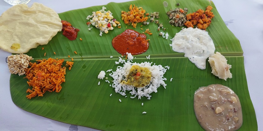 You get a proper South Indian meal here.