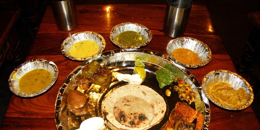 Delicious local cuisine options available near the Brahma Temple.