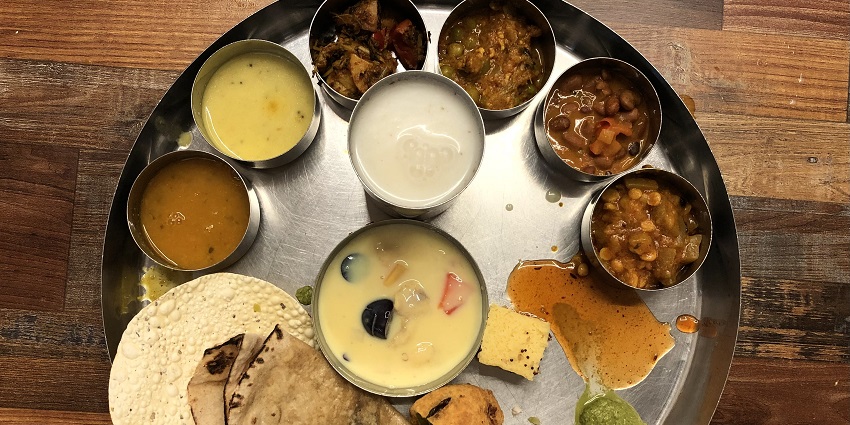 Charming restaurant Rajasthani Thali, perfect for a relaxed meal
