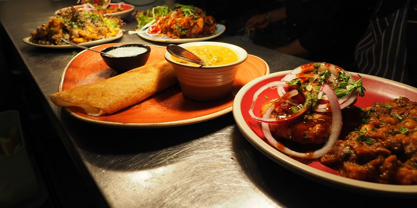 You can get simple but tasty South Indian food during this trip.