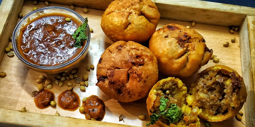 A bowl of delicious Batti, a popular Rajasthani dish served in local restaurants.