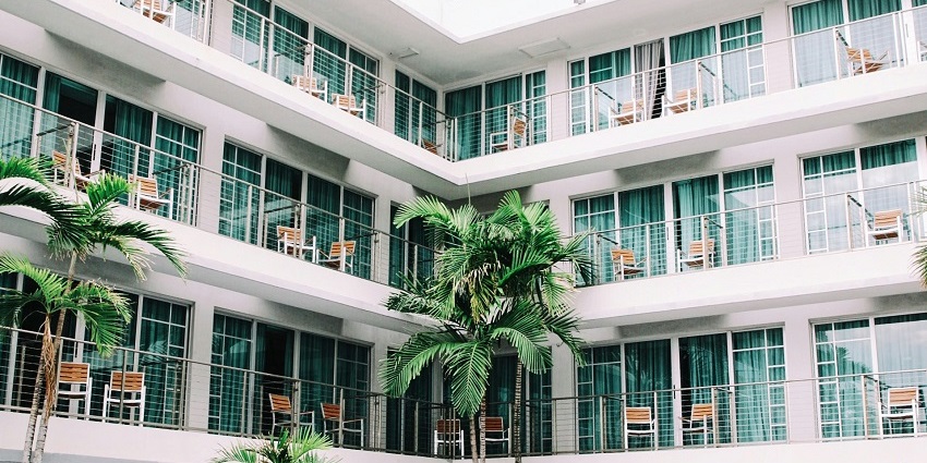 A luxurious hotel to stay in Mysore, surrounded by lush greenery, near GRS Water Park
