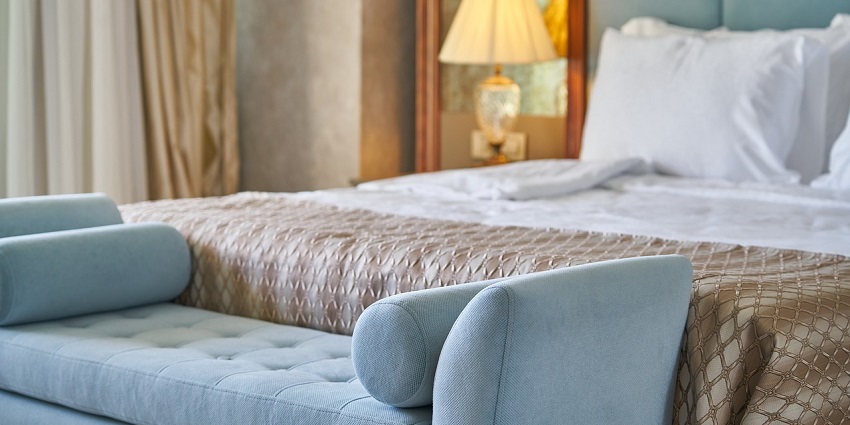 Luxurious hotel room, a comfortable accommodation option for visitors to Ghatigaon Wildlife Sanctuary