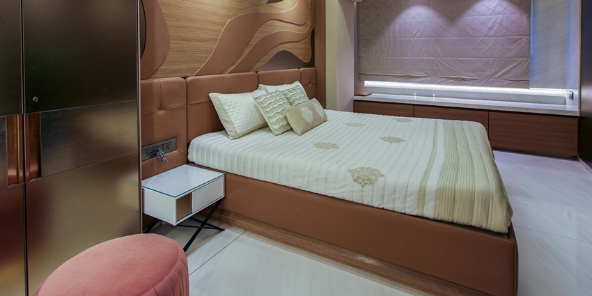 Luxurious hotel room, near Nageshwar Temple, Gujarat.