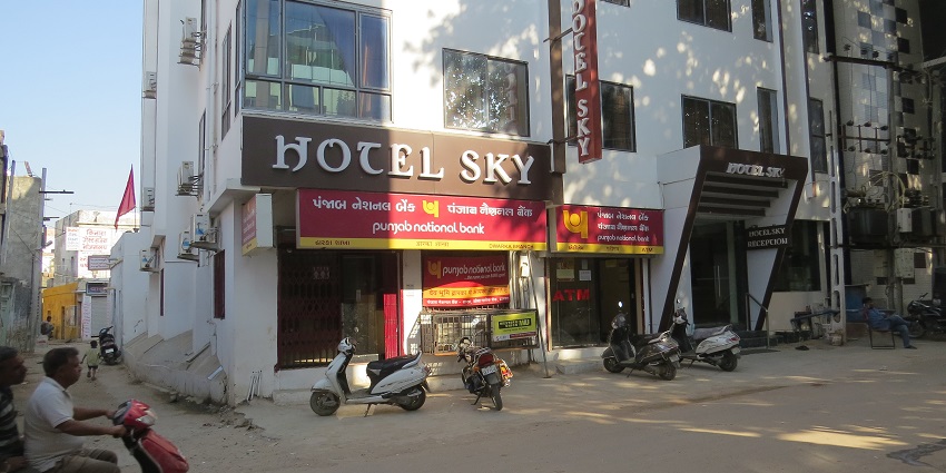 Snapshot of the lodge in the holy city of the krishna which is Dwarka of Gujarat