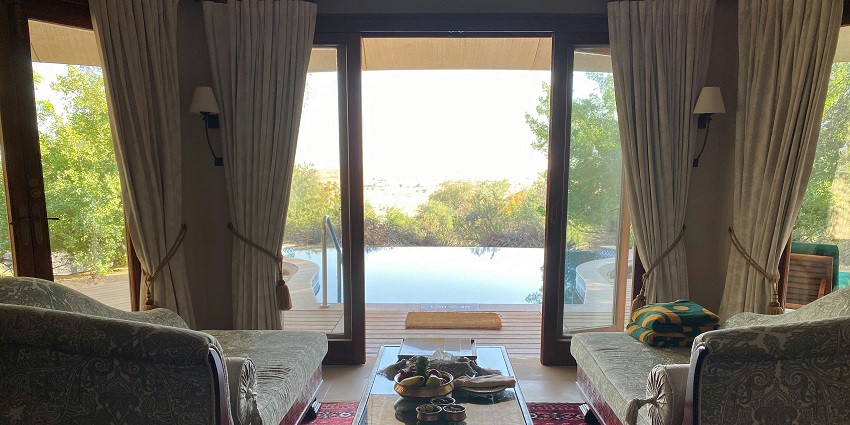 A glimpse of a hotel room, an accommodation to stay near the sacred Hingula Temple.