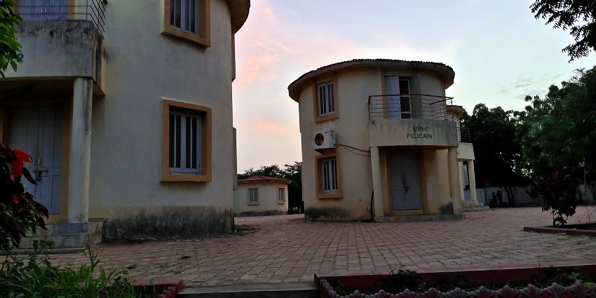 Tourist huts at Hathab Eco Tourism Complex near Maharaja Fateh Singh Museum, set amidst nature.