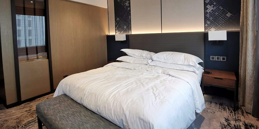 An affordable hotel room with all necessary amenities near Sarangpur temple.