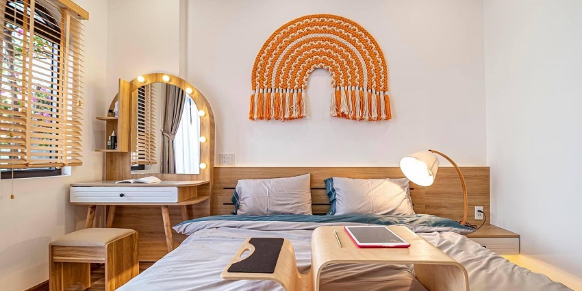 A simple image showing a close up look of a hotel room to stay during your trip to Nahargarh Wildlife Sanctuary.