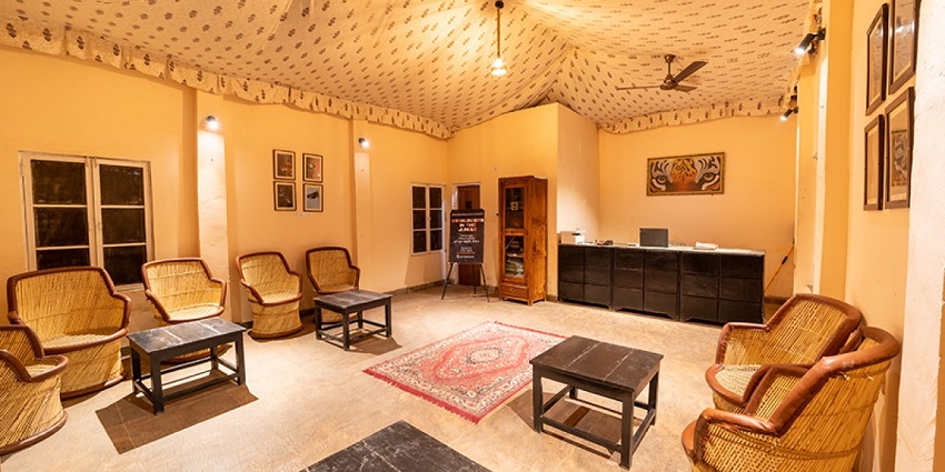 Luxury tents at Oberoi Vanyavilas, budget-friendly option after Night safari in Ranthambore.