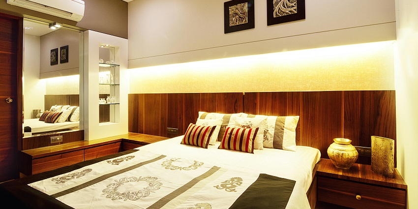 Luxurious hotel room with modern amenities near Fort Rajwada Ganganagar.
