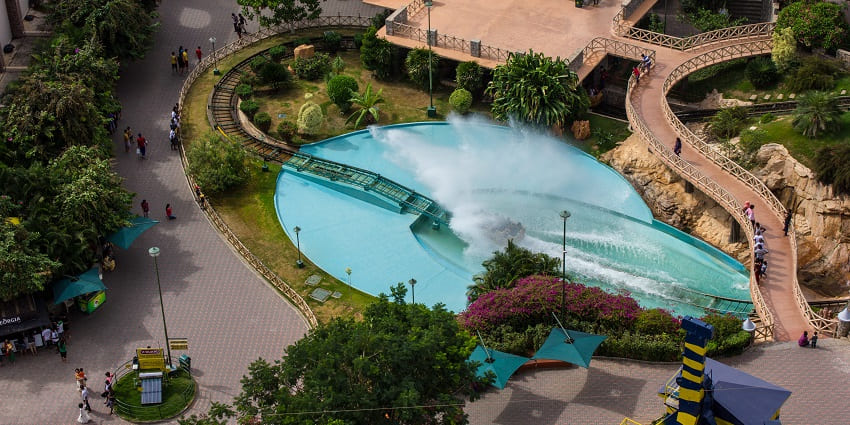 A glimpse of the Wonderla Bangalore water park, one of the top water parks in Bangalore.