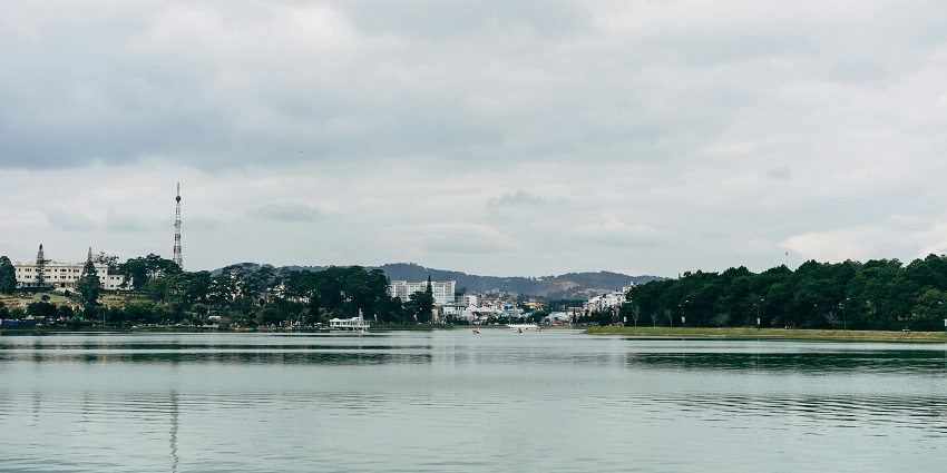 Visiting the Xuan Huong Lake in Vietnam is one of the scenic things to do in Da Lat.