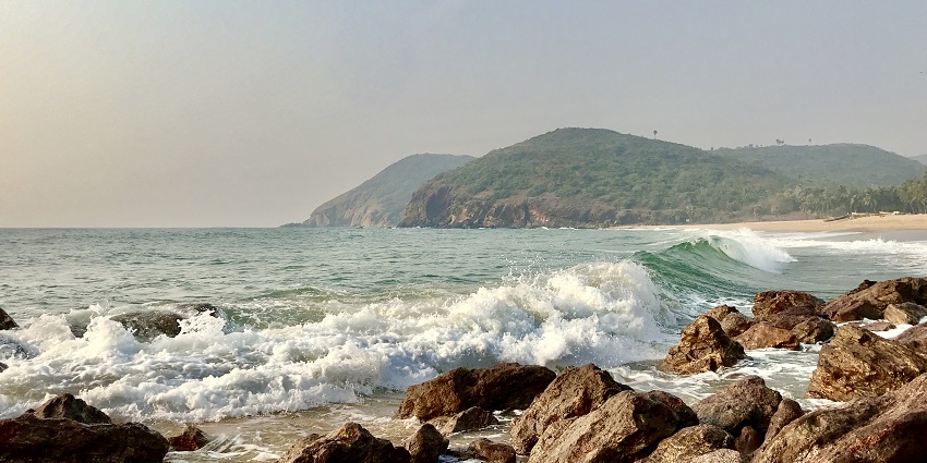 Yarada Beach is one of the popular places to visit in Vizag for couples to take a stroll.