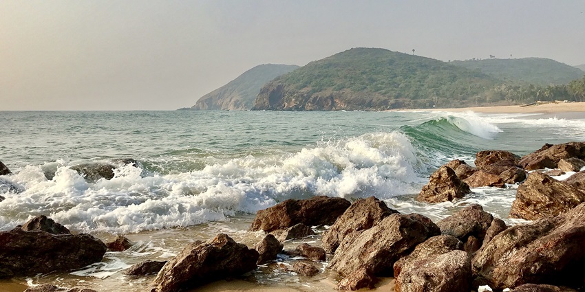 Yarada Beach is one of the best places to visit in Vizag for a laid-back experience.