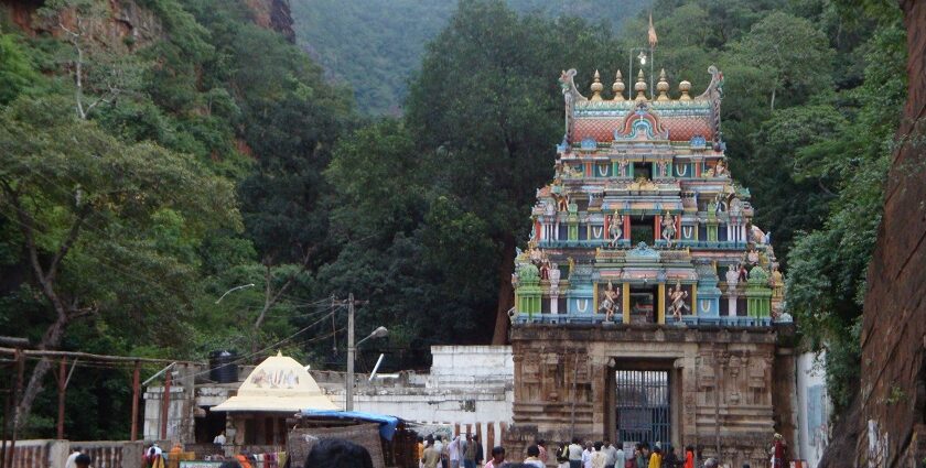 A Beautiful snapshot of the Yerravaram Sri Narasimha Temple in Andhra Pradesh