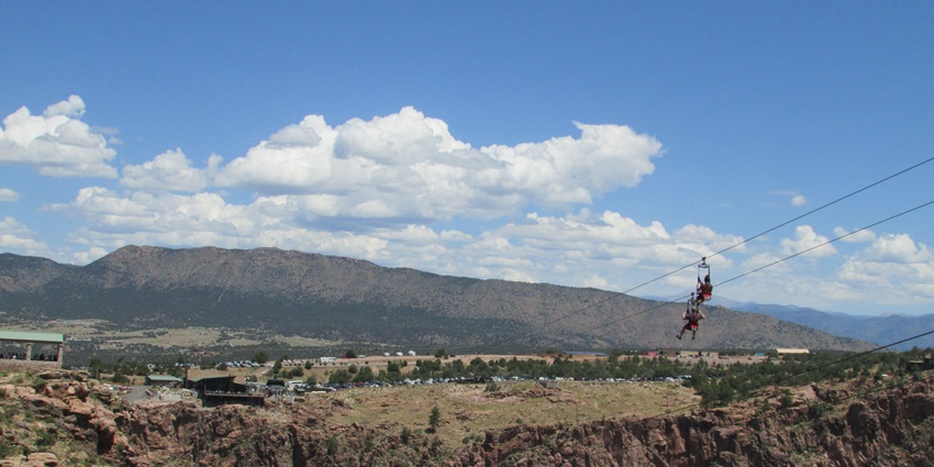 Zip-lining at Joy Adventure Resort offers thrilling views, excitement, safety